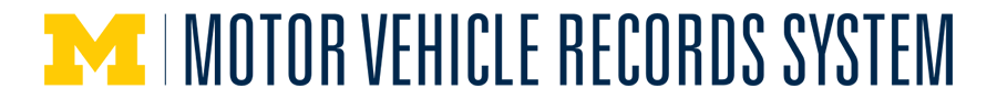 Motor Vehicle Records System